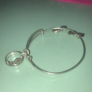 Alex and Ani Queen’s Crown Charm Bangle Bracelet